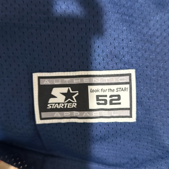 Chicago Bears Rashaan Salaam jersey. Size XL 52. Navy - Picture 4 of 4